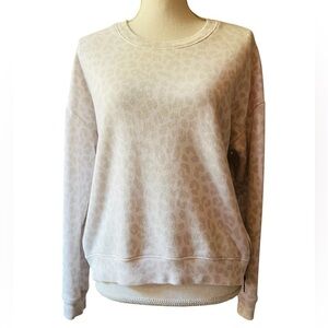 RAILS WOMEN’S MARLO GREY JAGUAR PULLOVER SWEATSHIRT SIZE MEDIUM